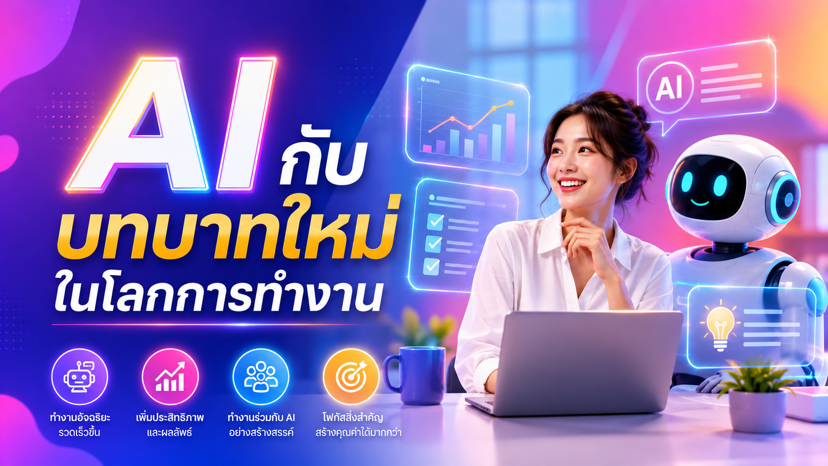 AI กับบทบาทใหม่ในโลกการทำงาน