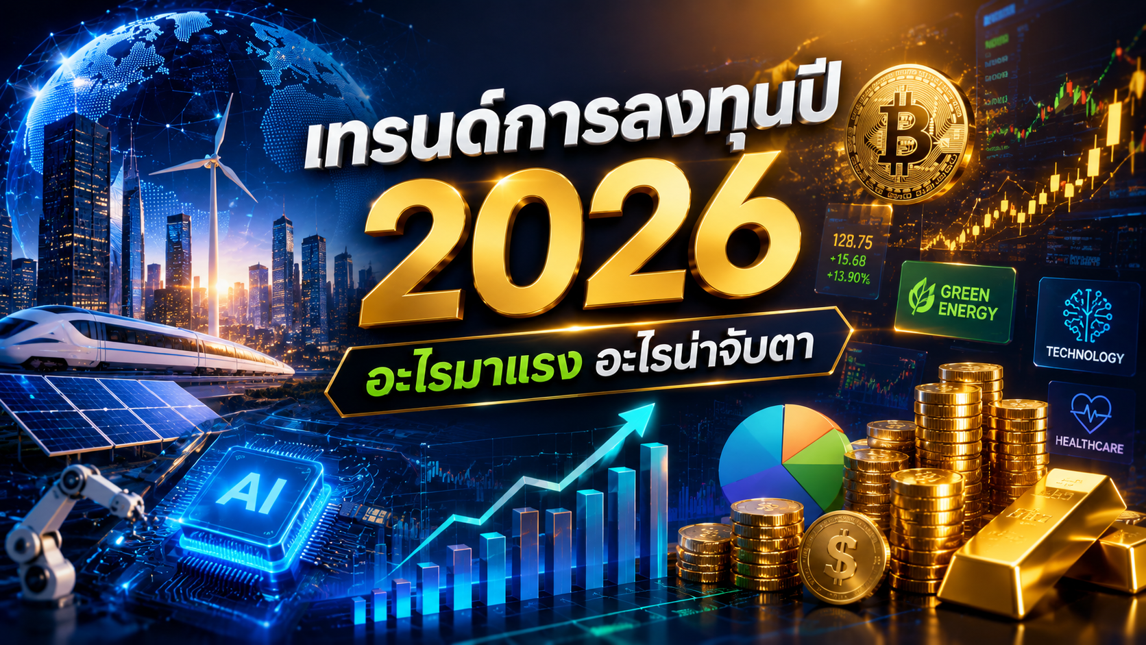 เทรนด์การลงทุนปี 2026: อะไรมาแรง อะไรน่าจับตา