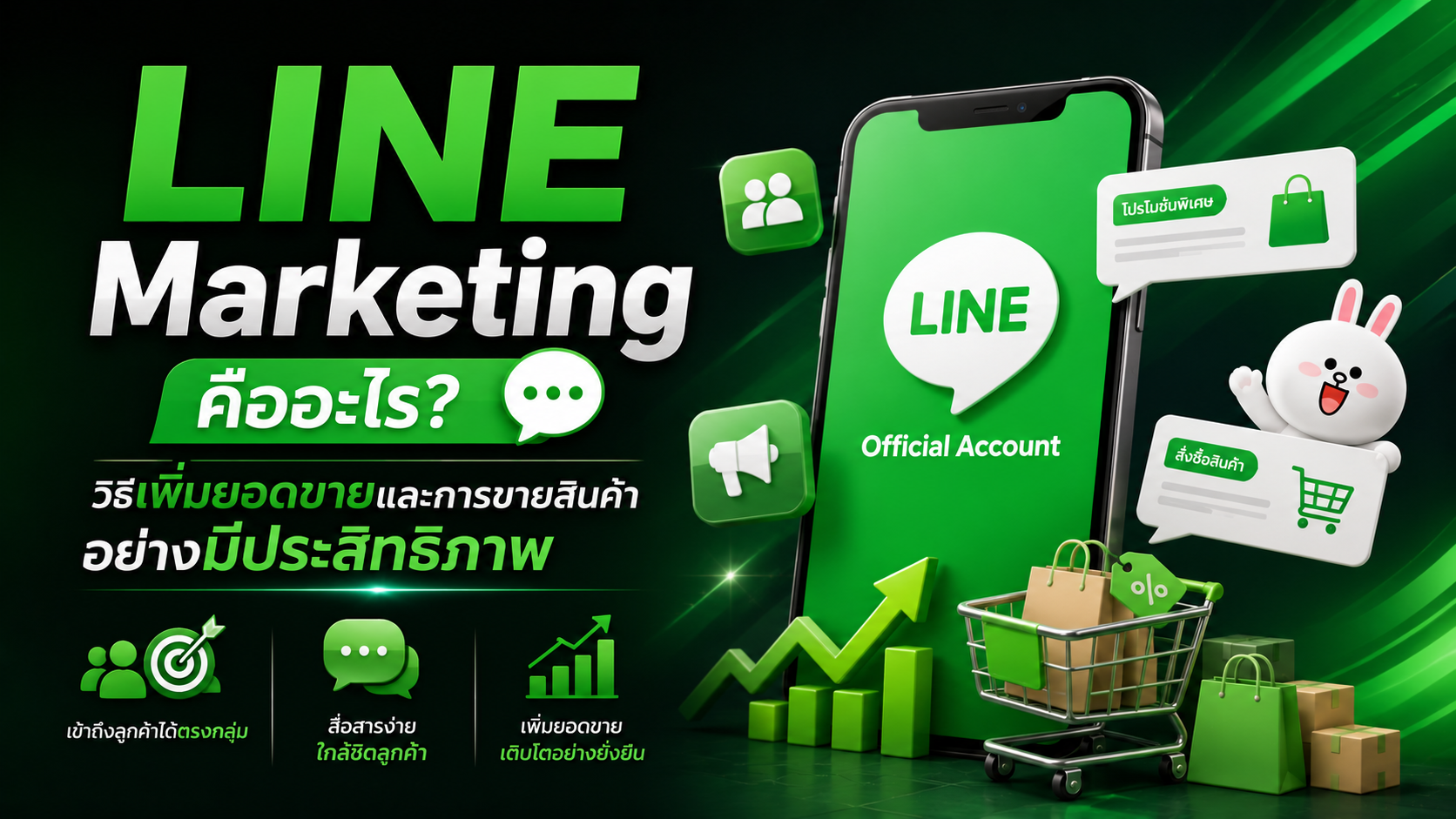LINE Marketing คืออะไร? วิธีเพิ่มยอดขายและการขายสินค้าอย่างมีประสิทธิภาพ